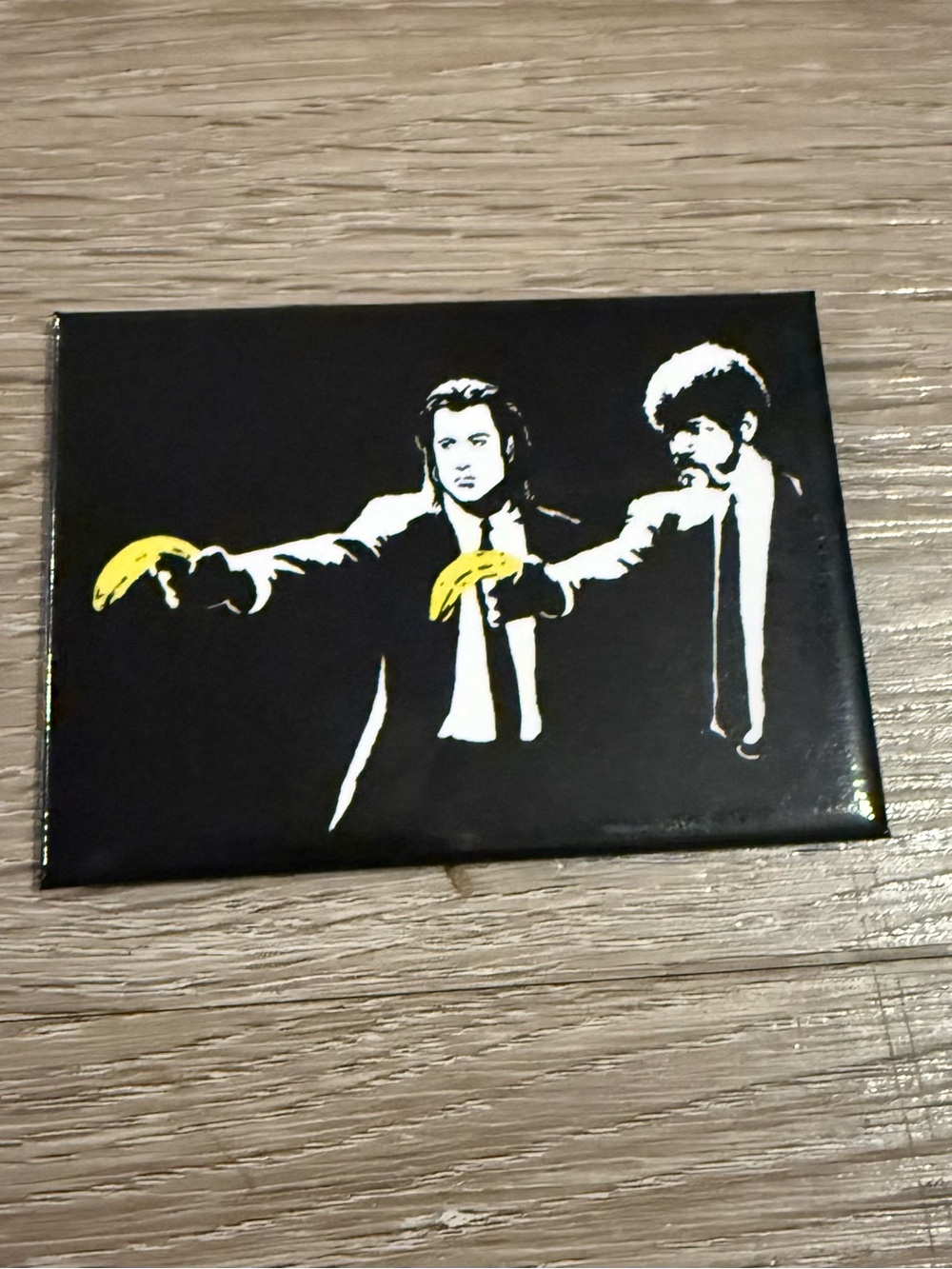 Magnet Banksy Pulp Fiction Artwork